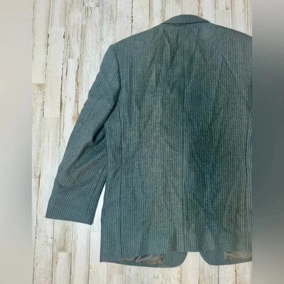 Pierre Balmain Wool Alpaca Blazer Jacket Green Size 39S - Picture 8 of 11